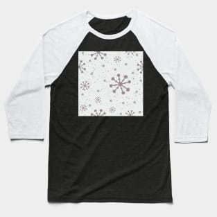 Snowflake Pattern Baseball T-Shirt